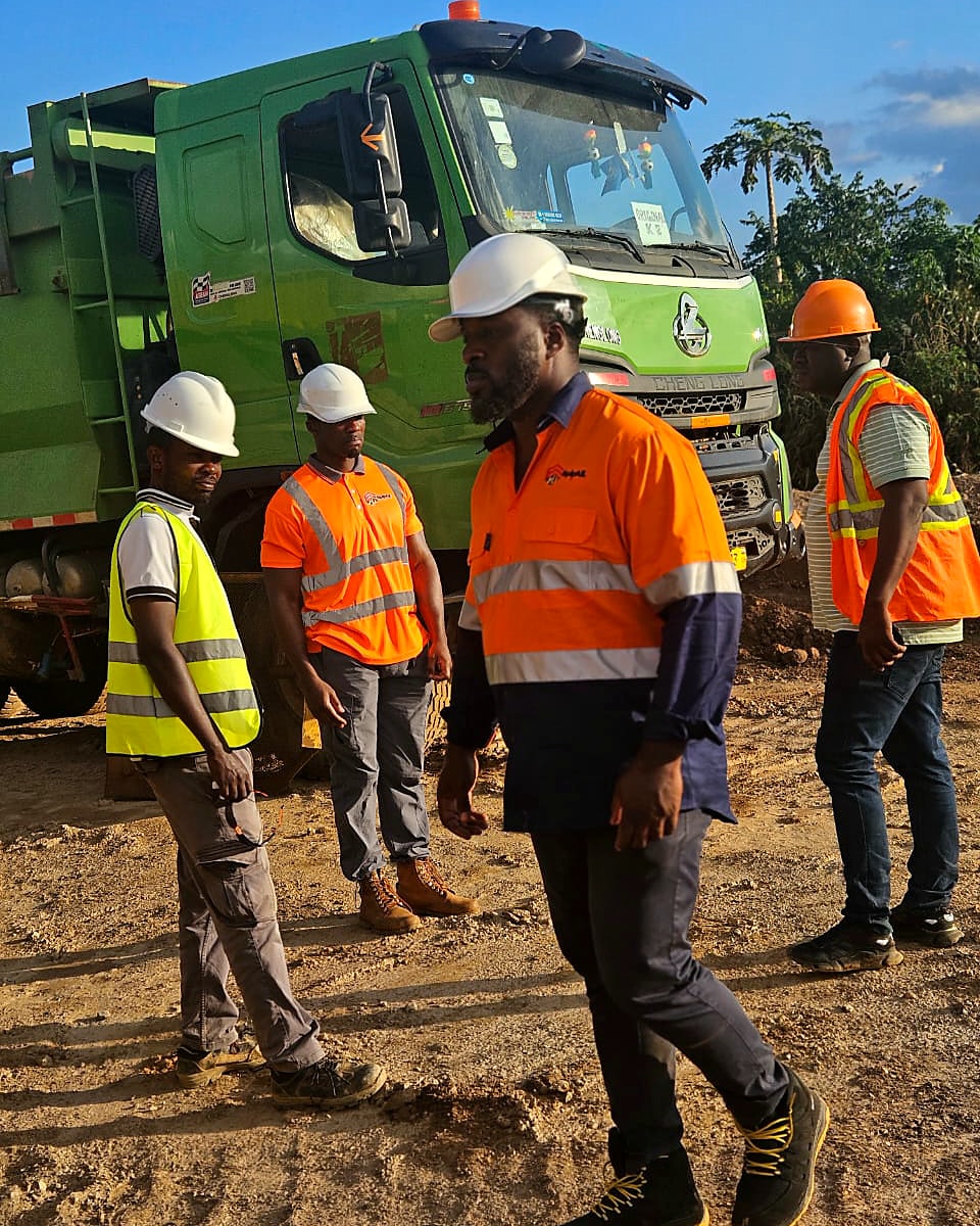 Site team conducting field operations