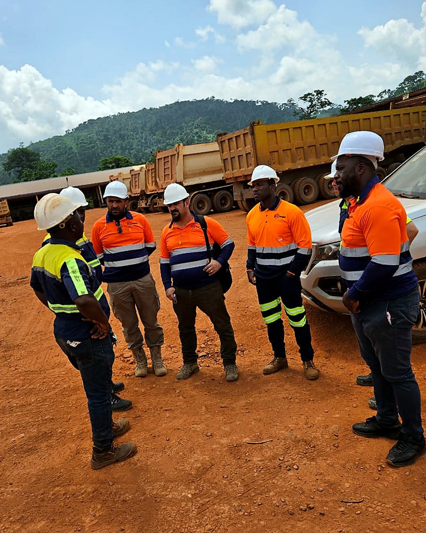 Site briefing with the operations team